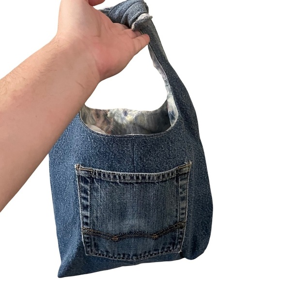 Handmade Jeans Purse - Picture 2 of 6